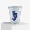 Bicchiere di plastica da 350 ml stampato personalizzato con un design speciale